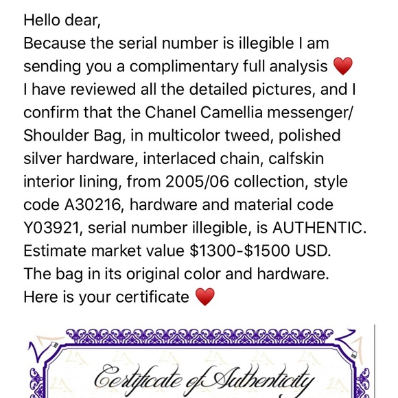 Chanel Tweed Camellia Messenger Flap Bag - Picture 14 of 16